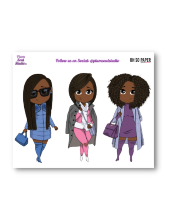 Oh So Paper Jackets Mini Sticker Sheet