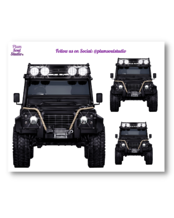 Jeep Jeep Sticker Sheet