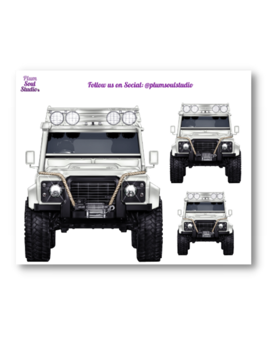 Jeep Jeep Sticker Sheet