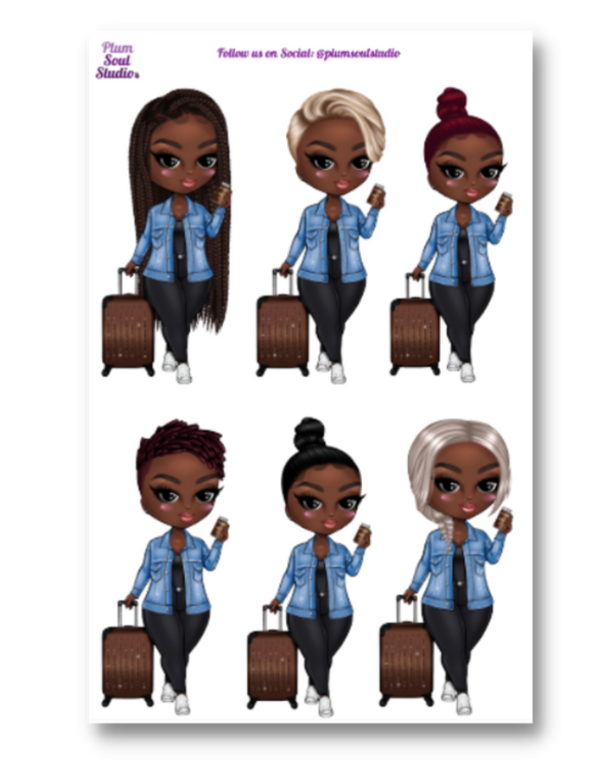 Lexx on Travel Sticker Sheet