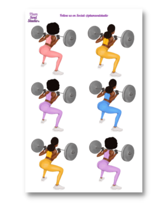 Lifting the Weight Sticker Sheet