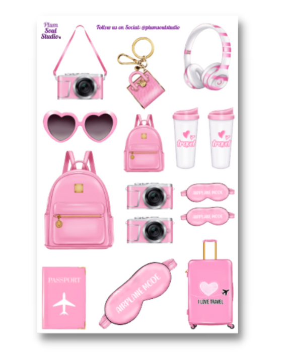 Love to Travel Sticker Sheet