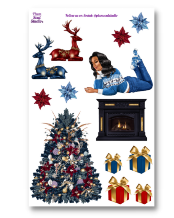 Luxe Christmas Blue