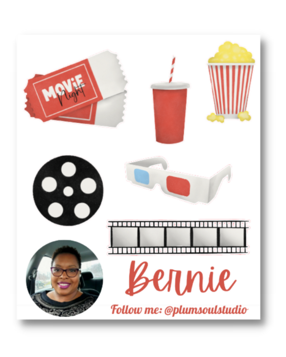 Movie Time Contact Card