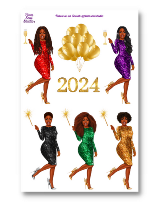 New Year Glitter 2024