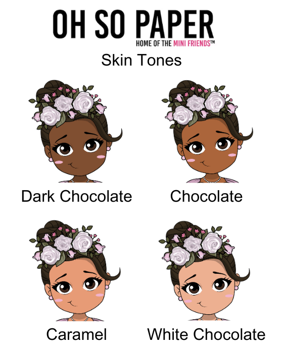 Oh So Paper "Black Is" Power Mini Sticker Sheet