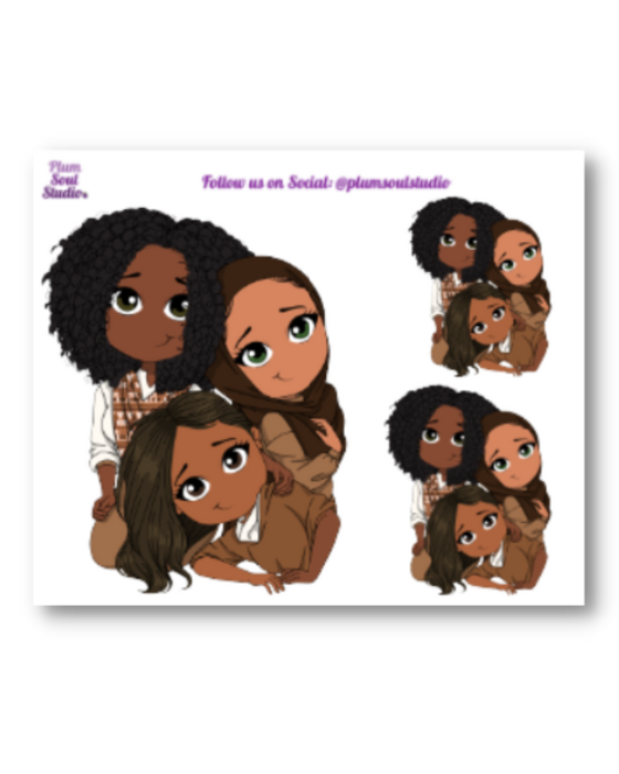 Oh So Paper Black Is Melanin Mini Sticker Sheet