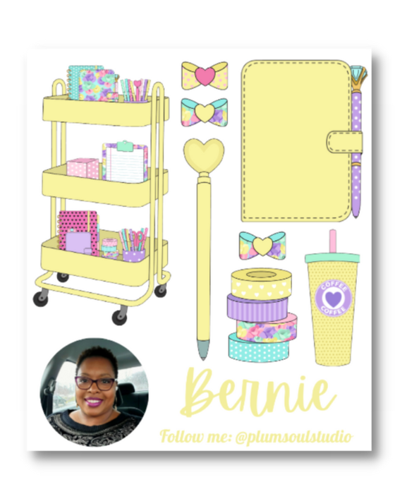 Planner Cart Contact Cards