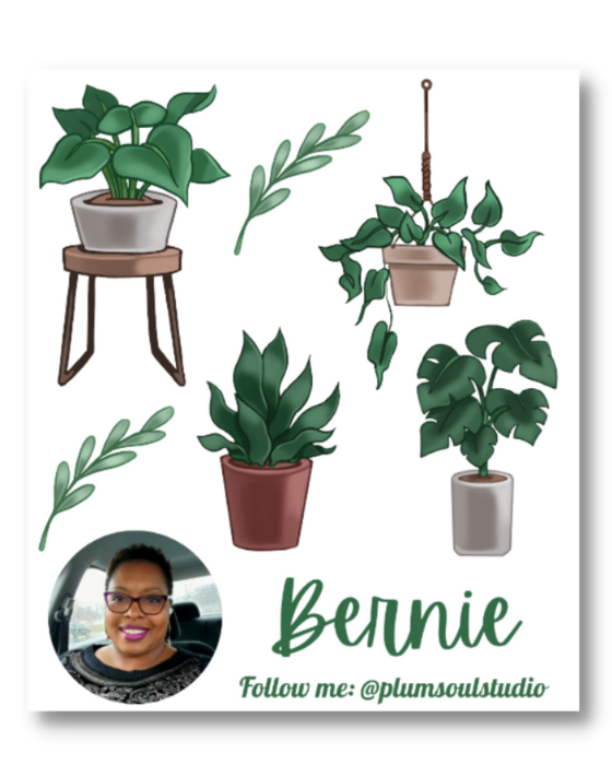 Plants Plants Contact Cards