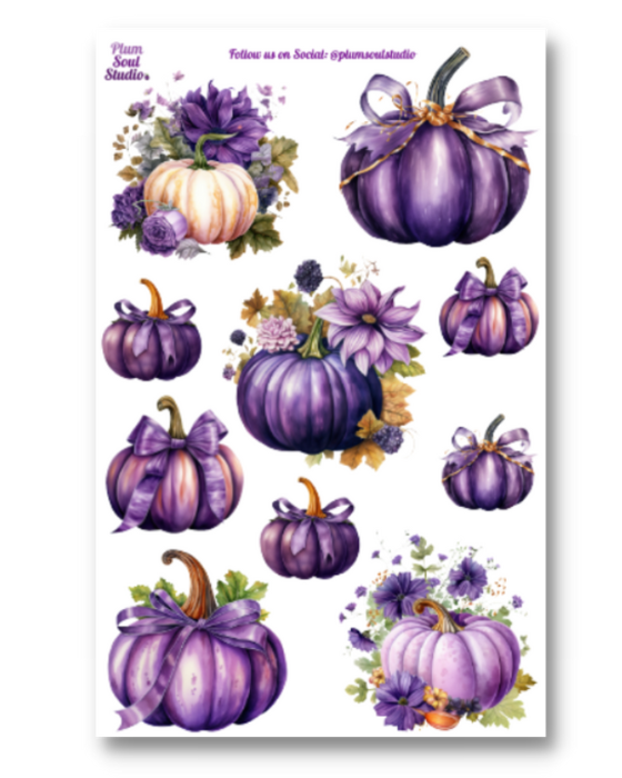 Plum Pumpkins Sticker Kit
