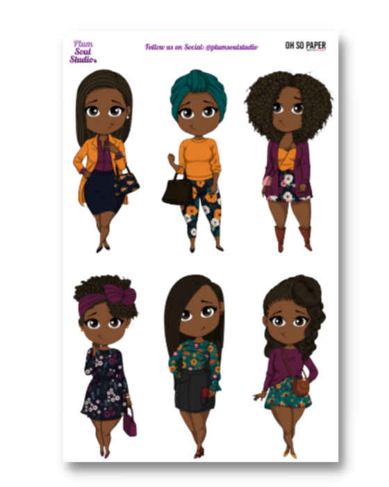 Oh So Paper Poppy Berry Sticker Sheet