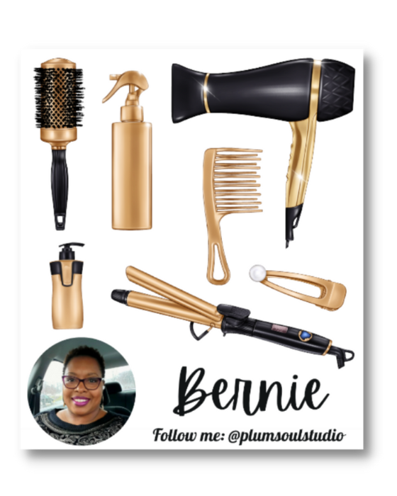 Salon Day Contact Cards