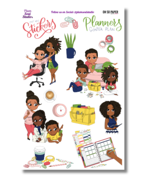 Oh So Paper Planner Besties Sticker Sheet