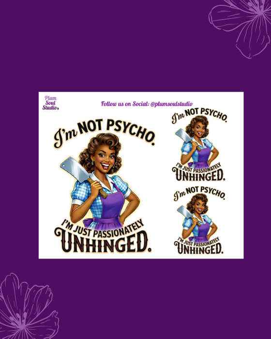 Unhinged Mini Sticker Sheet