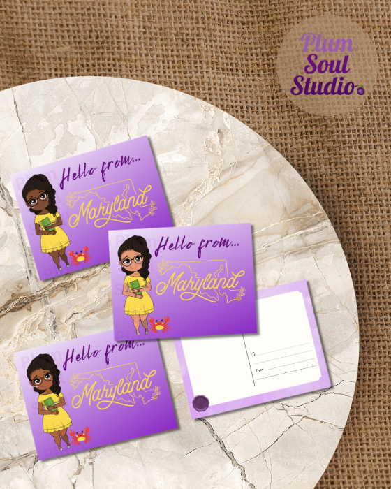 Hello from Maryland Postcard