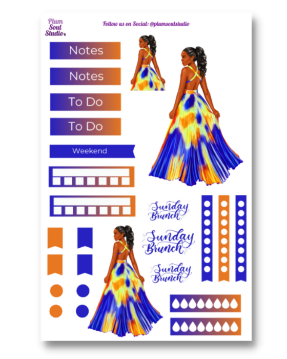 Sunday Brunch Sticker Sheet