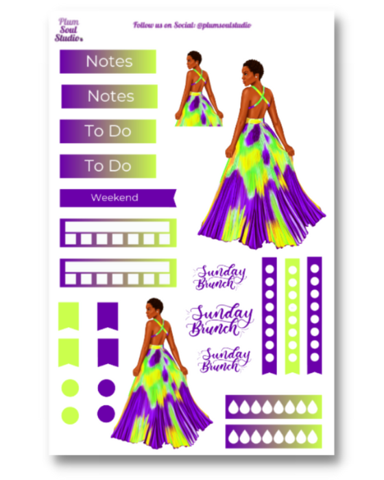 Sunday Brunch Sticker Sheet