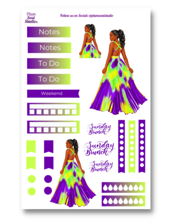 Sunday Brunch Sticker Sheet