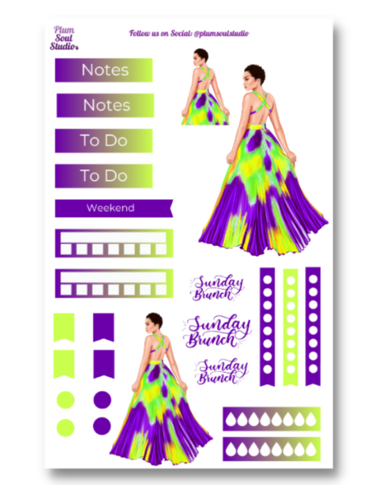 Sunday Brunch Sticker Sheet