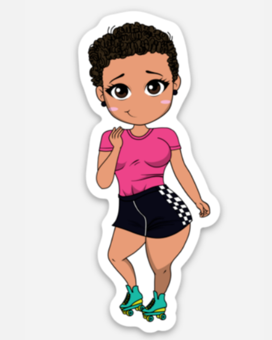 Tammy Roll Bounce Vinyl Die Cut