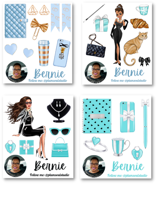 Tiffany Assortment Contact Cards