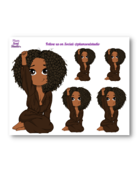 Oh So Paper "Black Is" Power Mini Sticker Sheet