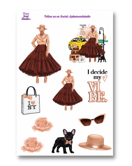 Taryn I Love New York Sticker Sheet
