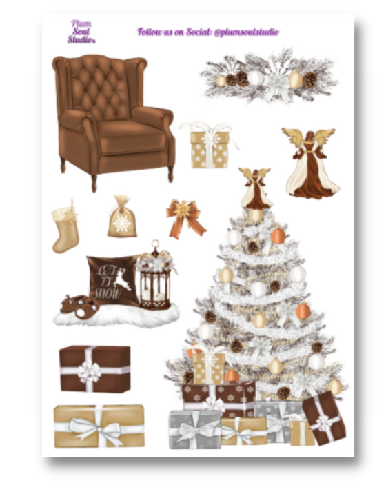 Home for the Holidays Sticker Kit