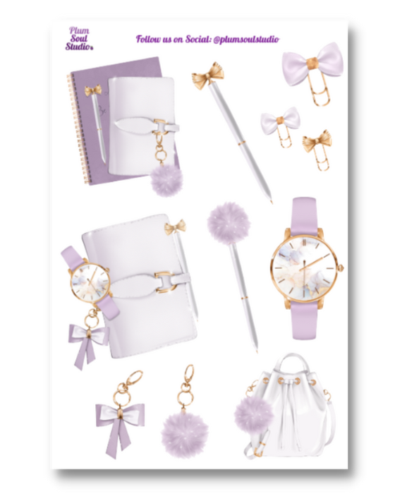 Lavender Planner Glam