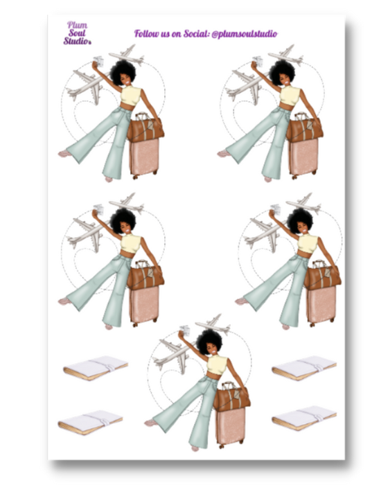 Wheels Up Sticker Sheet