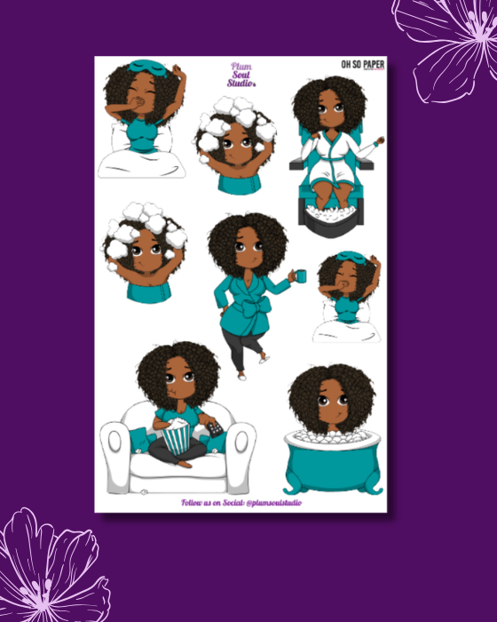 Oh So Paper All About Me Sticker Sheet