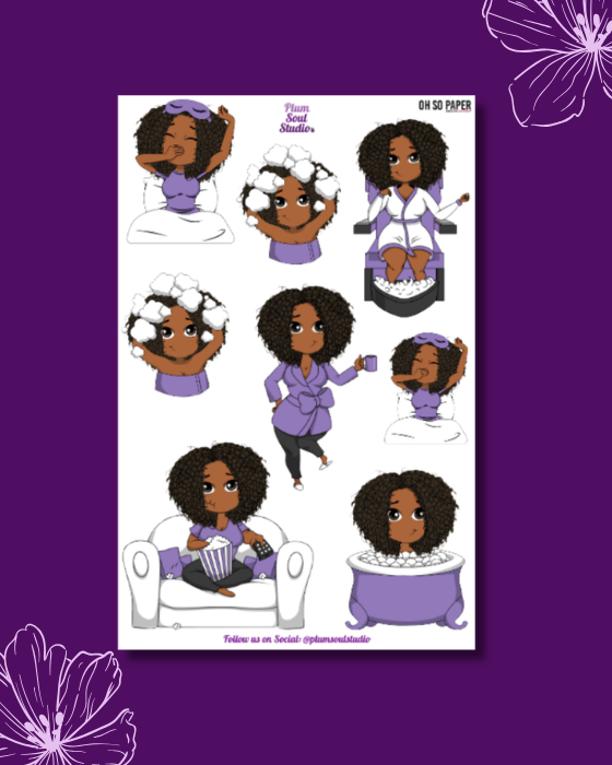 Oh So Paper All About Me Sticker Sheet