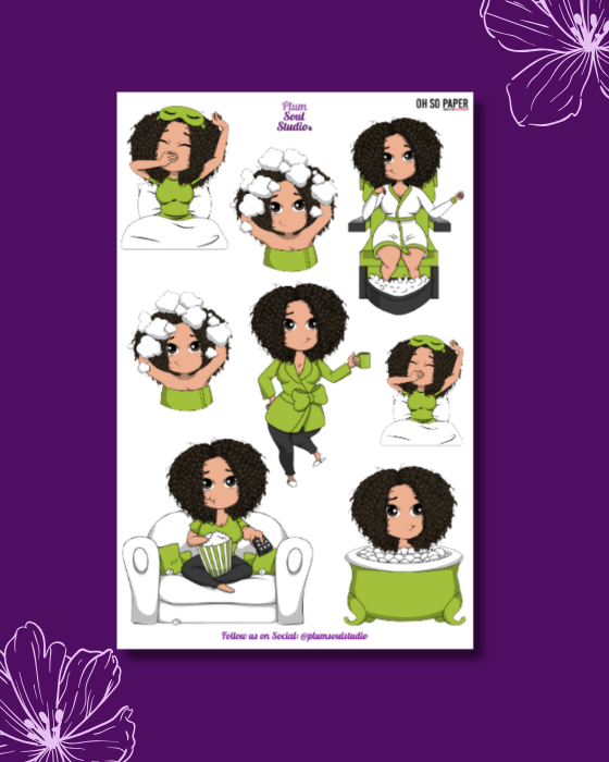 Oh So Paper All About Me Sticker Sheet