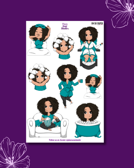 Oh So Paper All About Me Sticker Sheet