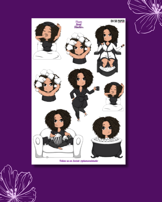 Oh So Paper All About Me Sticker Sheet