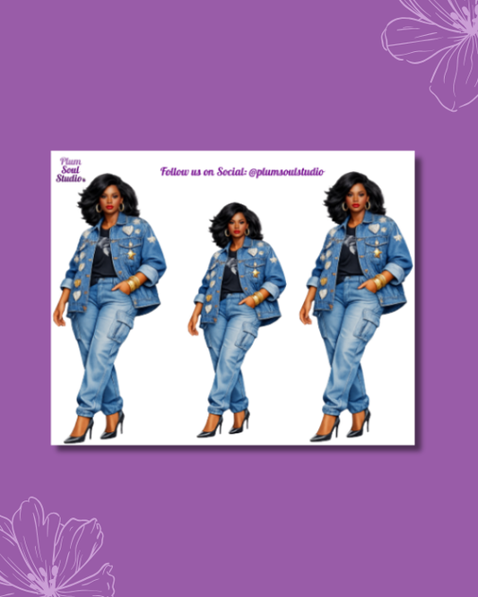 Tania Jean Mini Sticker Sheet