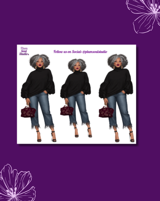 Mature Toni Mini Sticker Sheet