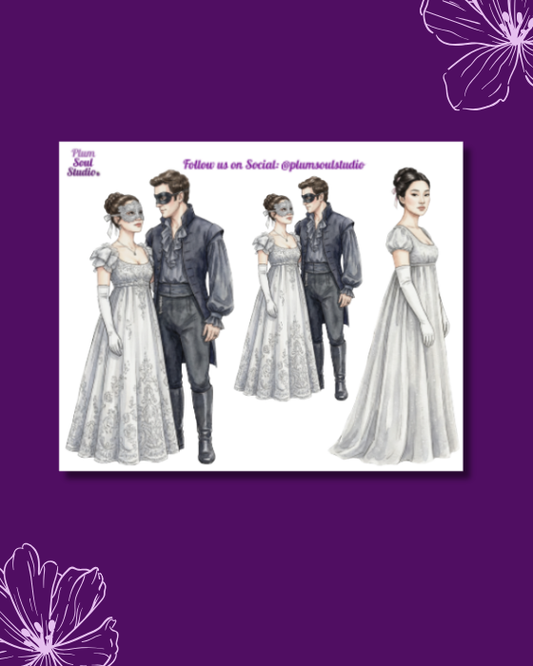 Benedict and Sophie Ball Mini Sticker Sheet