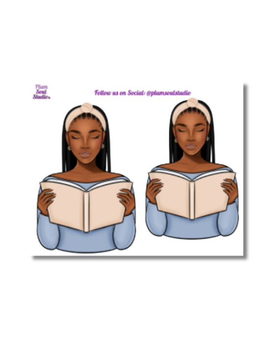 Hobby - Reading Mini Sticker Sheet