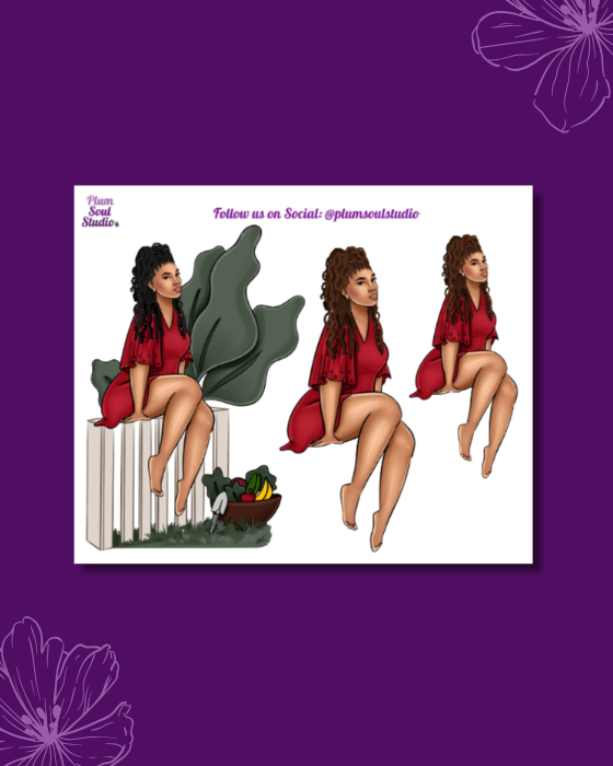 Chilling on the Farm Mini Sticker Sheet