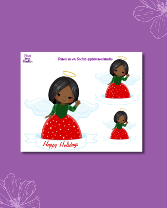 Chocolate Angel Mini Stickers
