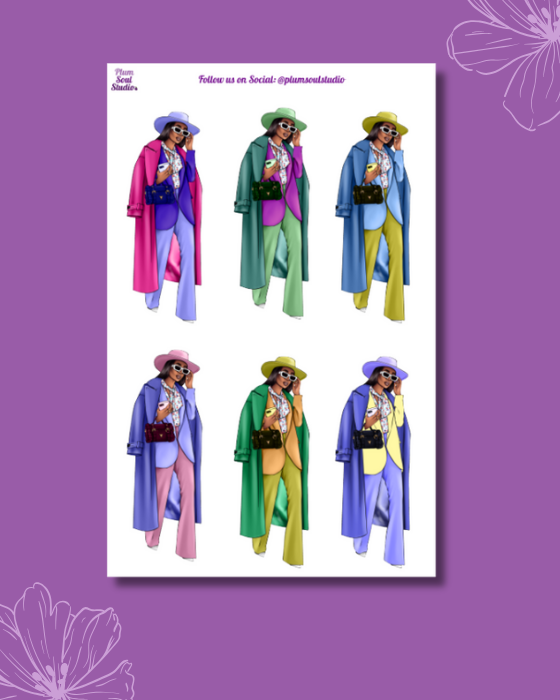 Carolyn Suite Sticker Sheet