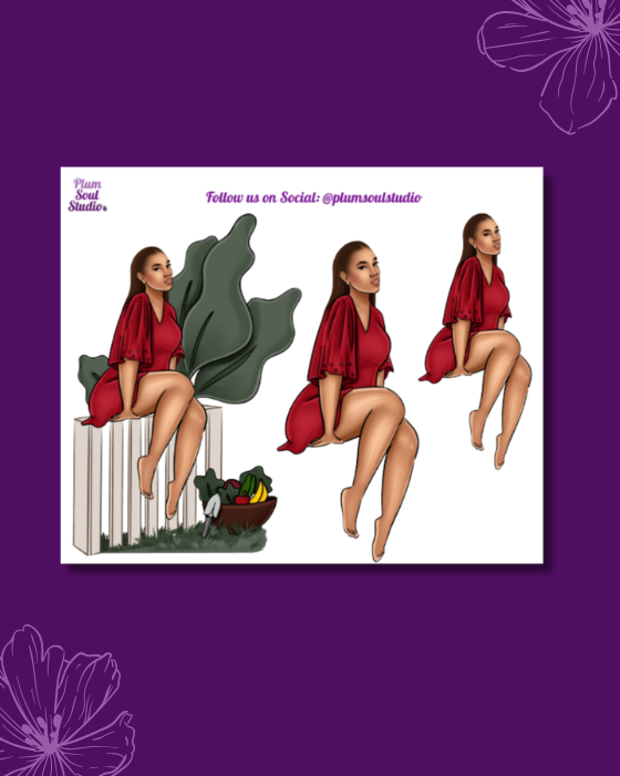 Chilling on the Farm Mini Sticker Sheet