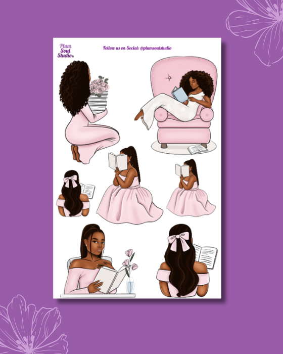 Gentle Reader Sticker Sheet
