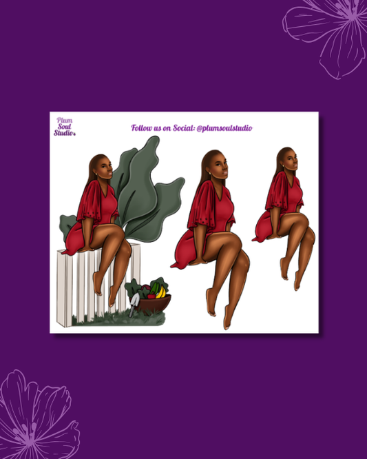 Chilling on the Farm Mini Sticker Sheet