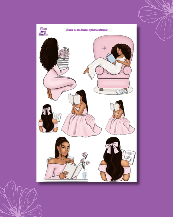 Gentle Reader Sticker Sheet