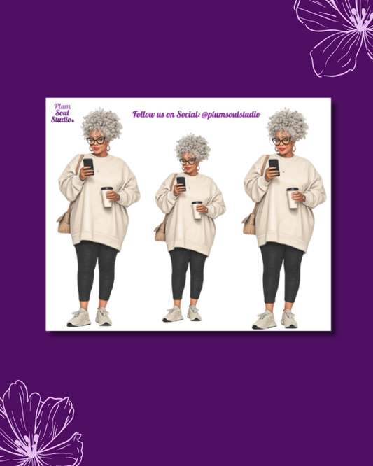 Mature Lula Mini Sticker Sheet