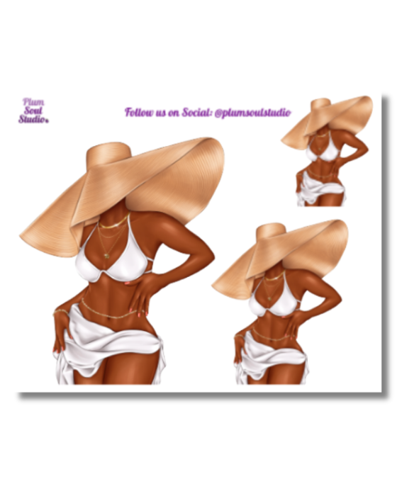 Fit Body Summer Mini Sticker Sheet
