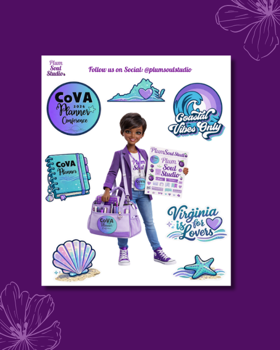 COVA Planner Conference Doll Mini Sticker Sheet