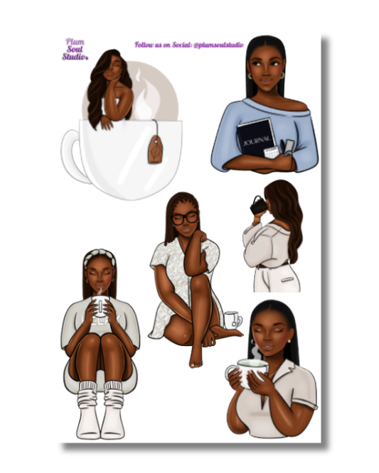 Comfy Cozy Sticker Sheet